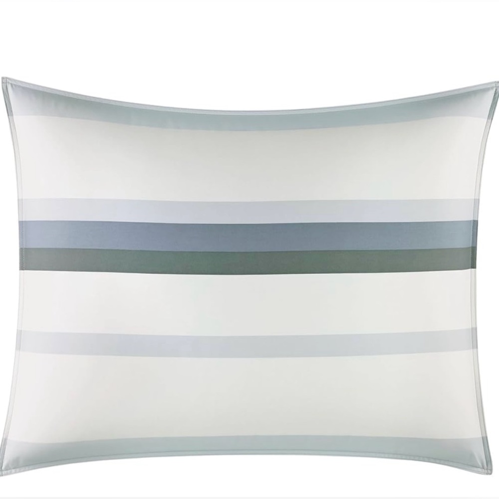 Nautica Lansier Cotton Grey Duvet Cover Set QUEEN - Picture 6 of 11